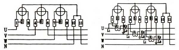 三相四線電表接線圖