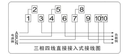 普通三相電表接線圖